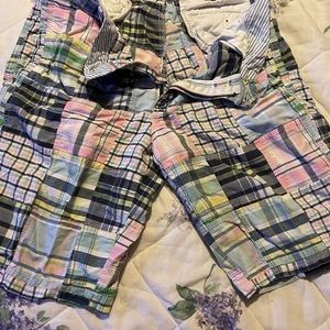 Cute shorts, multi colored, size 30, 100% cotton.Gently loved